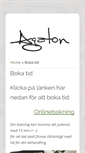 Mobile Screenshot of agatongavle.se